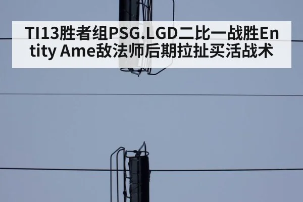 TI13胜者组PSG.LGD二比一战胜Entity Ame敌法师后期拉扯买活战术